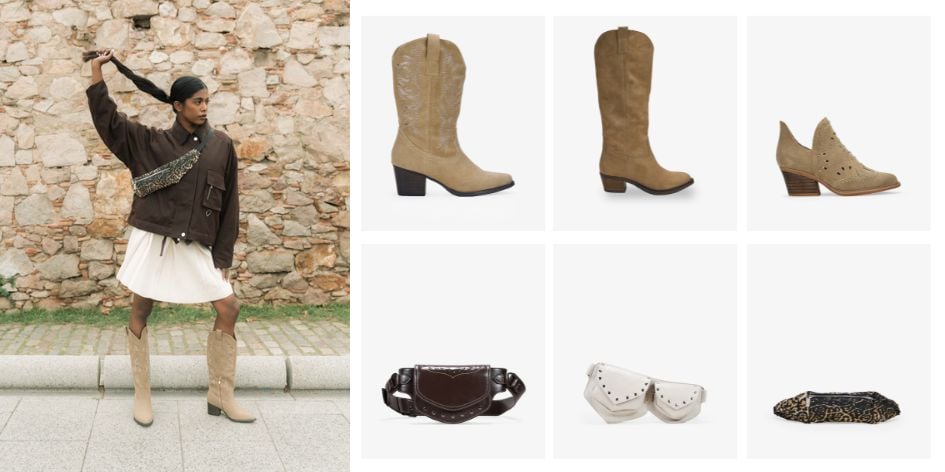 Botas cowboy mujer