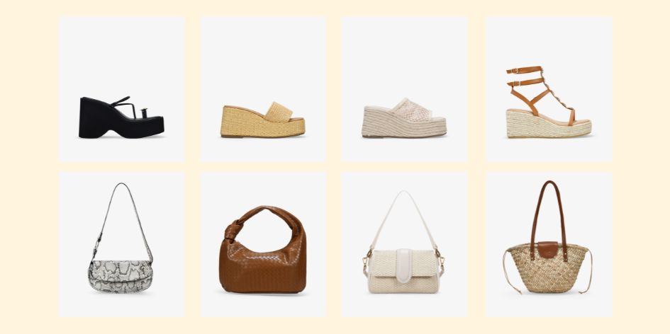 Sandalias con cuña
