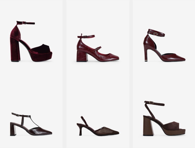 Zapatos con tacón